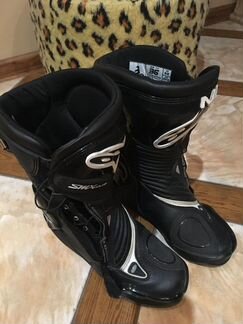 Мотоботы alpinestars smx plus black размер 36