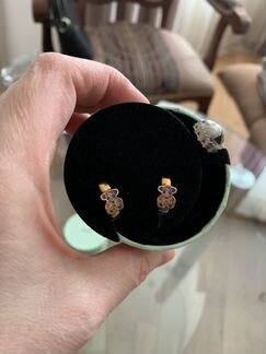 Серьги Тоус оригинал новые