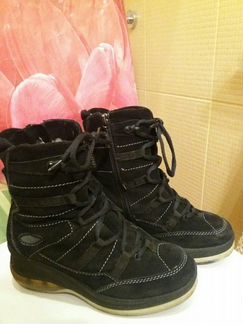 Зимние сапоги Италия,натуральная замша на меху,р36