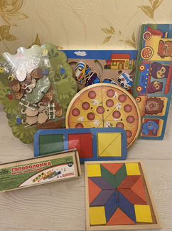 Развивающие игрушки пакетом