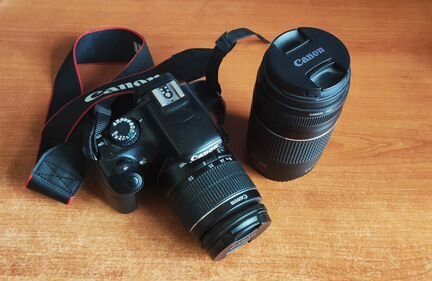 Canon EOS 1100D 2 объектива