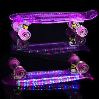 Скейт пени борд led светящийся