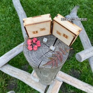 Кости (Зарики) серебрянные для нард