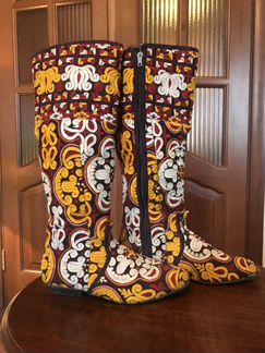 Яркие женские сапожки в стиле Кантри, размер 37