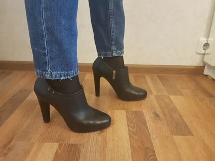 Продам ботильоны norma baker, кожа, Италия