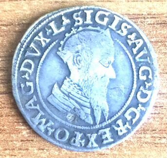 Монета Литва 4 гроша Серебро 1568