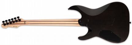 ESP LTD M-1000 multi-scale SEE thru Black Satin