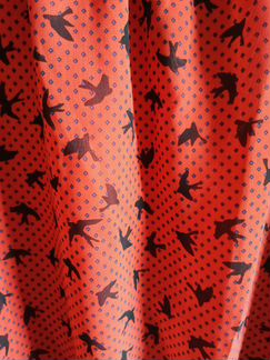 Блузка красная (46)