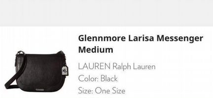 Сумка lauren Ralph Lauren