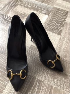 Туфли чёрные Gucci (оригинал) 38,5