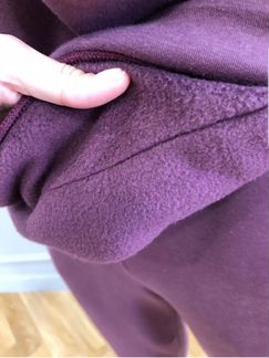 Oversize костюм на футере/флисе