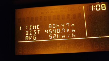 Экран монохромный Nissan Murano Z50