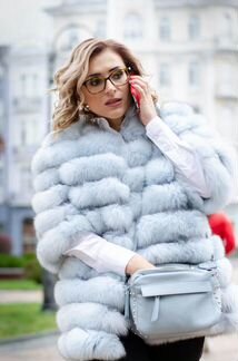 Шуба из песца