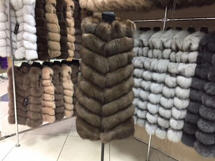 Жилетка песцовая