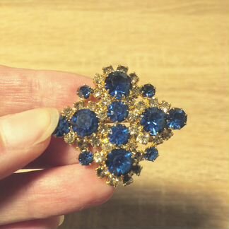 Броши, колье, браслет винтажные, Чехословакия