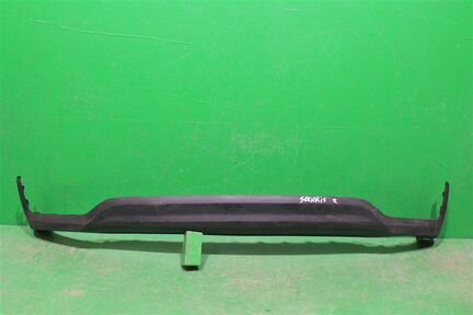 Юбка бампера задняя Hyundai Solaris 2 2017