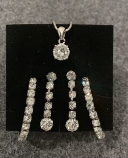 Набор вечерних украшений, серьги