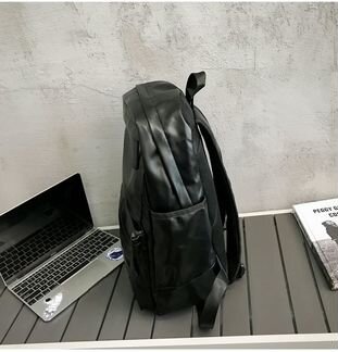 Мужской кожаный уличный рюкзак арт.033