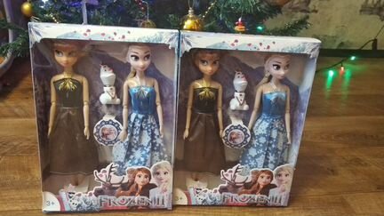 Куклы Эльза и Анна Холодное сердце 2в1