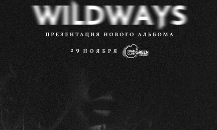 Билет на концерт wildways 29.11.2020 на 15:00