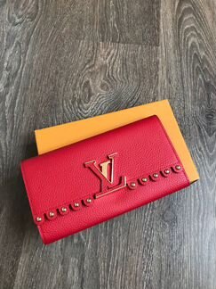 Кошелек Louis Vuitton capucines красный того