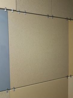 Фасадную систему с керамогранитом 60х60 в сборе