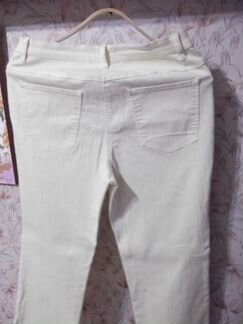 Капри стрейч светло жёлтые