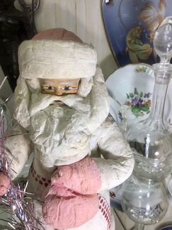 Дед Мороз 1967 года 31 см бирка отличная сохраннос