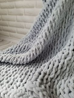 Детский плюшевый плед ручной работы Alize Puffy