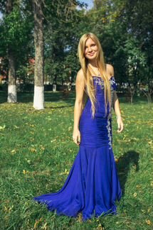 Фирменное вечернее платье-рыбка Jovani