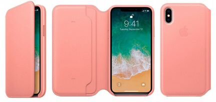 Apple Leather Case Folio iPhone X/Silicone 7/8/SE
