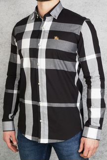 Мужская рубашка - Black / White