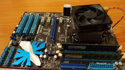 Материнская плата+процессор+видеокарта