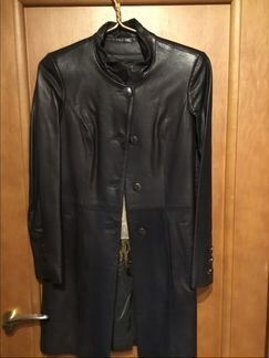 Кожаное пальто новое, 42 размер, Sagita