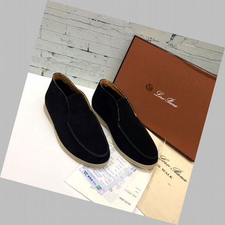 Лоферы с мехом Loro Piana