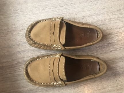 Кожаные мокасины zara для мальчика