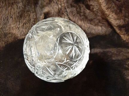 Ваза шар Гусьхрустальный завод