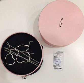 Серебряное колье Tous