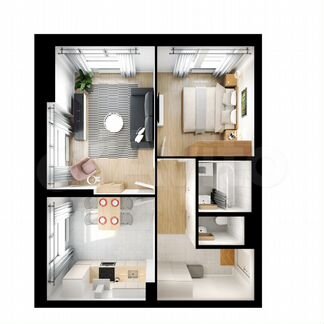 2-к квартира, 52.9 м², 20/32 эт.
