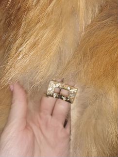 Меховая жилетка из лисы