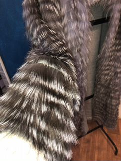 Шуба пальто из чернобурки AnnaVerdi 58/62