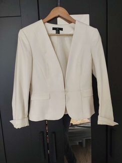 Пиджак светло-кремовый, h&m, размер М
