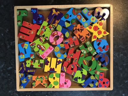 Алфавит. Деревянная игрушка