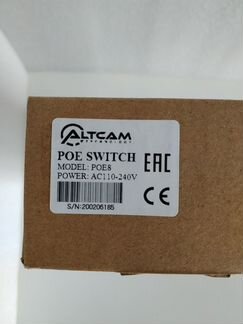 Коммутатор POE AltCam POE8