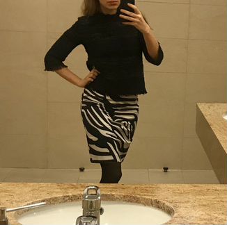 Стильная юбка-карандаш р-42(36,s)