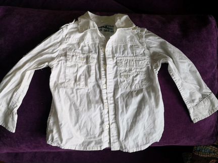 Рубашка белая next 1,5-2