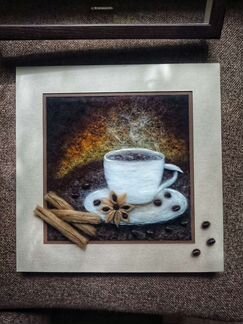 Картина из шерсти