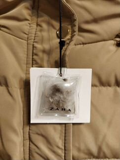 Пуховик-анорак Zara. зимний