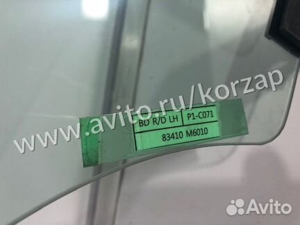 Стекло задняя левая Kia Cerato 4 BD 2018