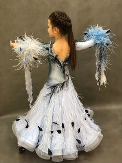 Платье для бальных танцев. Стандарт. Юниоры-1. Рос